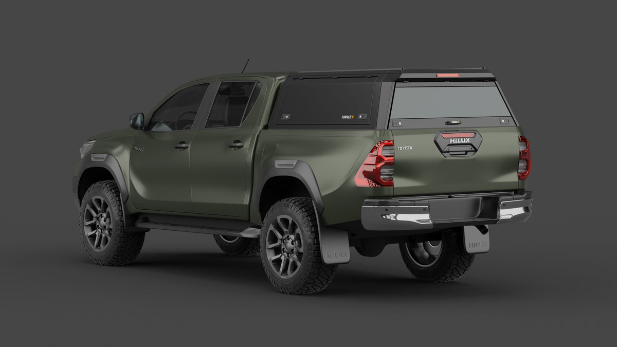Toyota HiLux N80 aluminium ute canopy – solid sides
