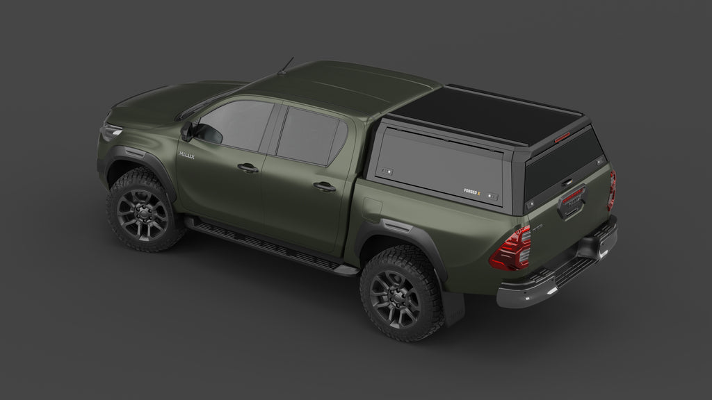 Toyota HiLux N80 aluminium ute canopy – solid sides