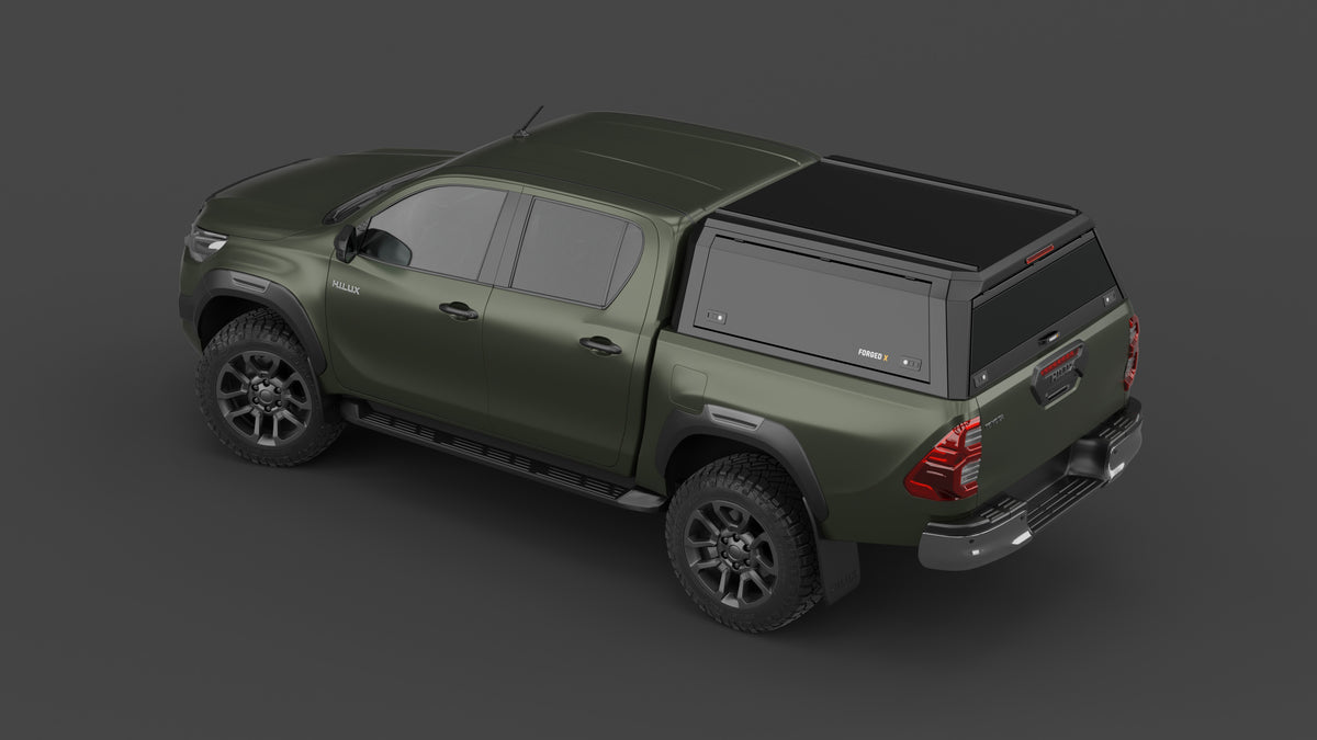 Toyota HiLux N80 aluminium ute canopy – solid sides
