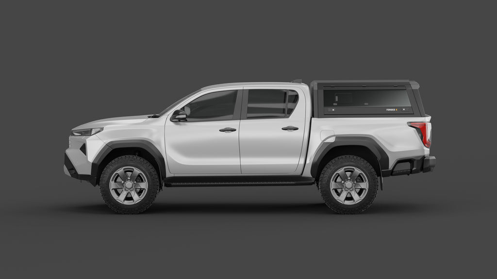 Toyota HiLux N90 2026+ aluminium ute canopy – with sliding dog windows