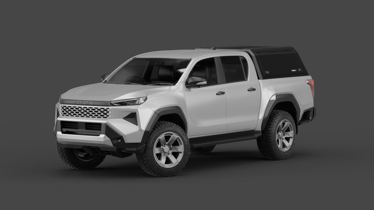 Toyota HiLux N90 2026+ aluminium ute canopy – solid sides