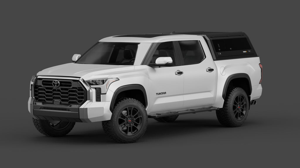 Toyota Tundra 5.5ft aluminium ute canopy – with sliding dog windows