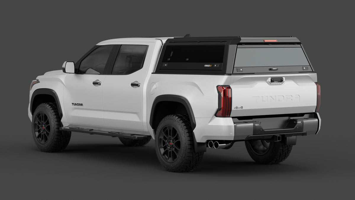 Toyota Tundra 5.5ft aluminium ute canopy – with sliding dog windows