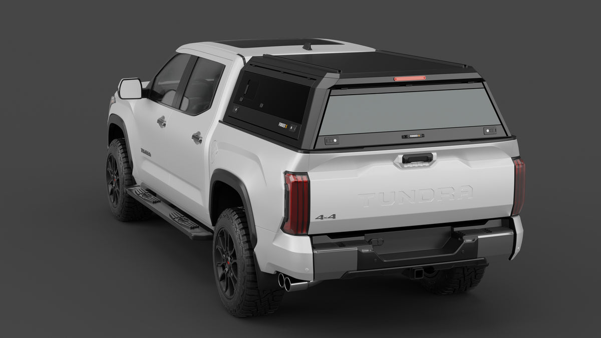 Toyota Tundra 5.5ft aluminium ute canopy – with sliding dog windows