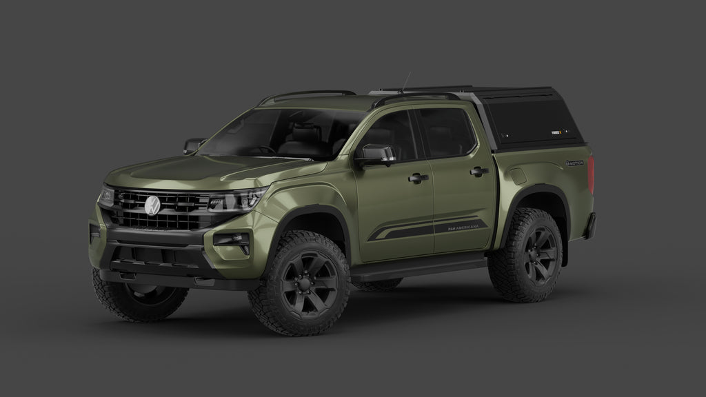 Volkswagen Amarok NF aluminium ute canopy – solid sides