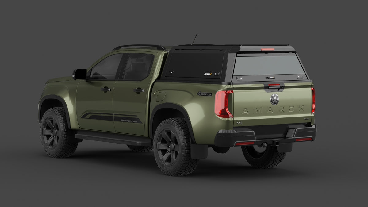 Volkswagen Amarok NF aluminium ute canopy – solid sides
