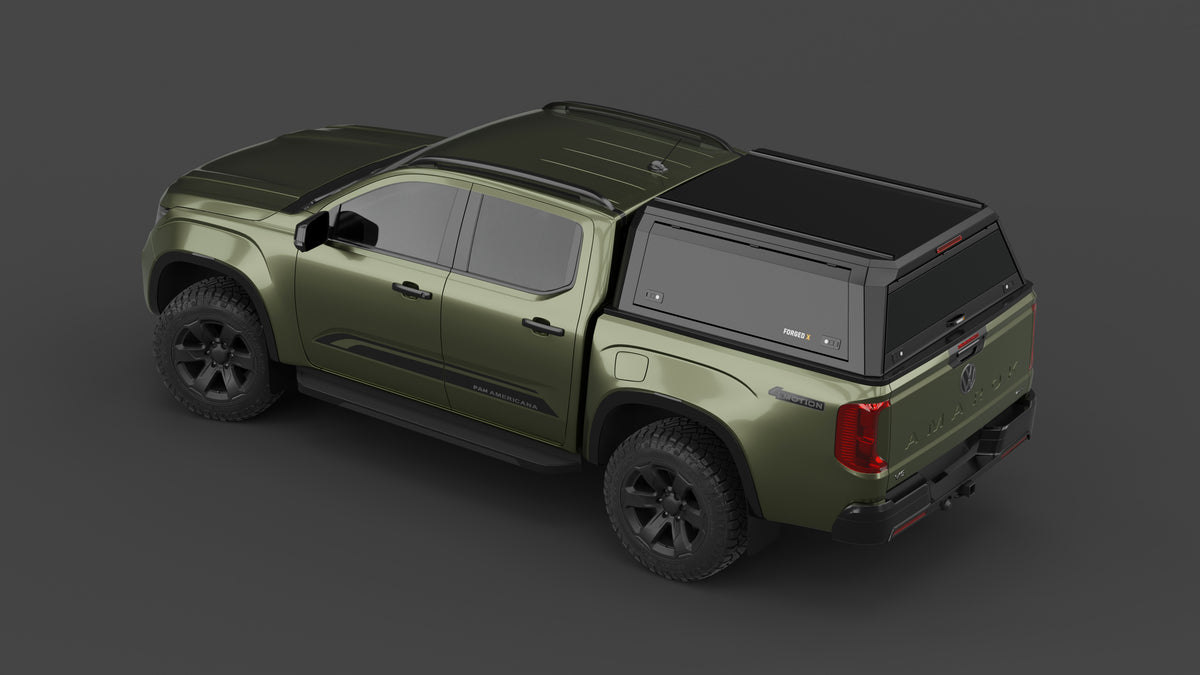 Volkswagen Amarok NF aluminium ute canopy – solid sides