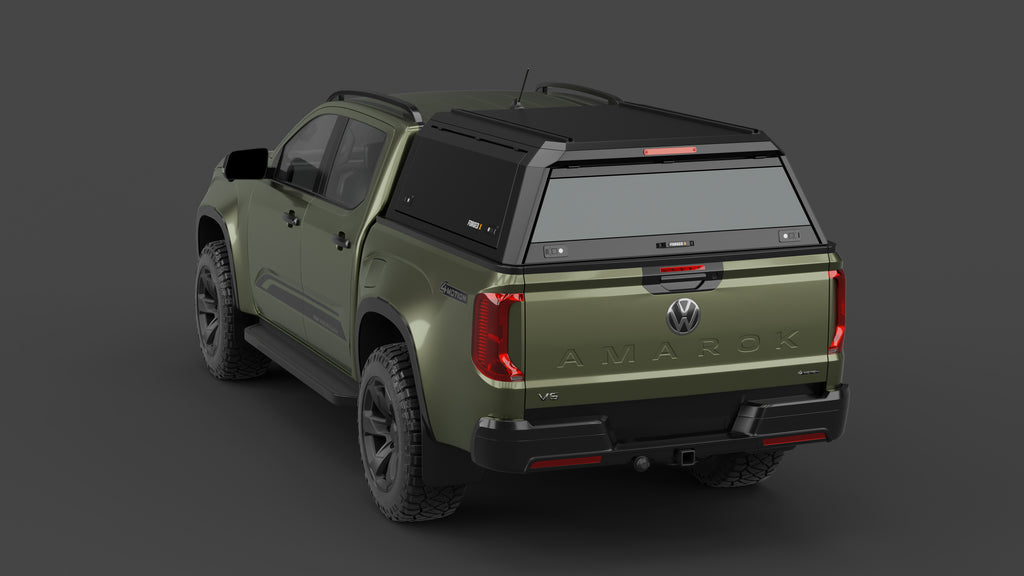 Volkswagen Amarok NF aluminium ute canopy – solid sides