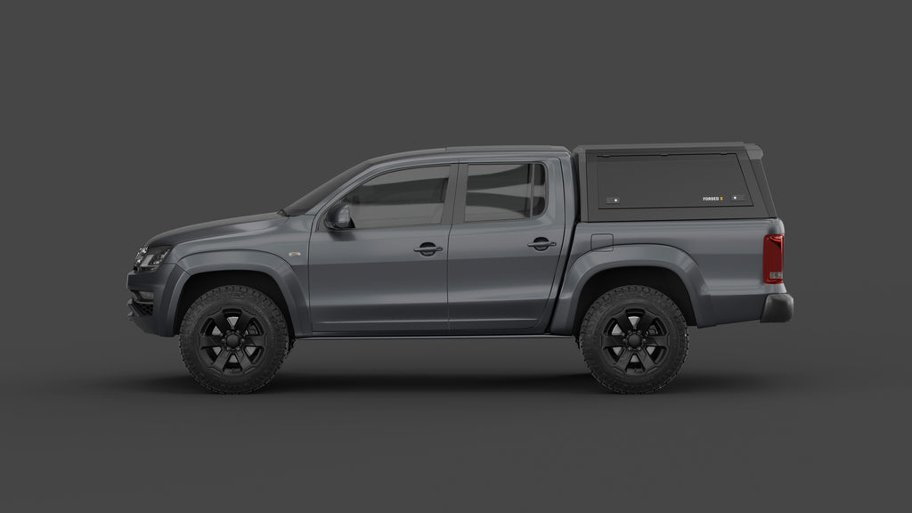 Volkswagen Amarok 2011–2022 aluminium ute canopy – solid sides