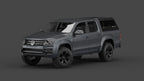 Volkswagen Amarok 2011–2022 aluminium ute canopy – with sliding dog windows