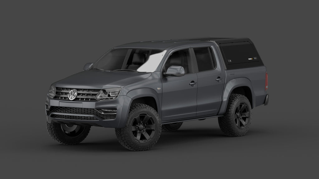 Volkswagen Amarok 2011–2022 aluminium ute canopy – solid sides