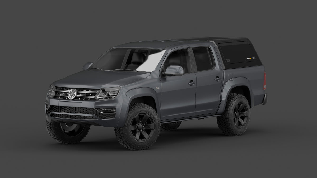 Volkswagen Amarok 2011–2022 aluminium ute canopy – solid sides