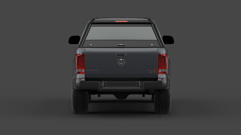 Volkswagen Amarok 2011–2022 aluminium ute canopy – with sliding dog windows