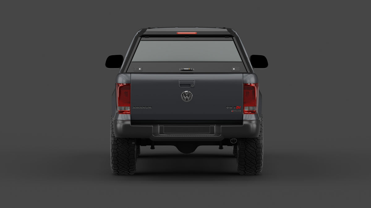 Volkswagen Amarok 2011–2022 aluminium ute canopy – with sliding dog windows